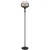 Globo 15548S2 - Podna lampa MAXY 1xE27/40W/230V crna