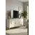 Hanah Home komoda Salkim 150, 150 cm, bela / zlatna / travertin