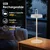 LED prigušiva spoljašnja punjiva dodirna stona lampa SHINE LED/1,5W/3,7V 3000 mAh IP44 bela