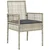 Vrtna stolica 2 pcs Svijetlo siva 55 x 53 x 85 cm poliratan
