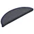 Prostirke za stepenice 15 kom 56x17x3 cm tamno sive i plave poluokrugle