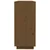 Vidaxl Komoda medeno rjava 110,5x35x80 cm trdna borovina