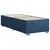 VIDAXL Box spring postelja z vzmetnico modra 90x190 cm blago