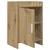 vidaXL Posteljne mize Artisan hrast 40 x 30 x 60 cm Inženirski les