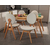 Hanah Home Trpezarijski set Touch (4S), Hrast-bež