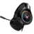 OMEGA PRO Gaming/Chat STEREO slušalke + mikrofon VARR VH6060, Noise Cancelling, Extra BASS, LED RGB osvetlitev, črne