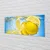 tulup.si Slika na steklu Lemon v vodi 140x70 cm 2 obešalnika