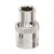 Silverline Ključ vtičnice 8 mm 3/8 HEX kratka srebrna črta