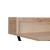 Hanah Home Radni sto Havana, 100x50x89 cm, Hrast-crni