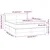 Vidaxl Box spring posteljni z vzmetnico temno siv 140x190 cm blago