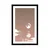 Plakat s paspartujem odsev meseca - 20x30 silver