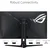 Asus Monitor ROG Strix XG32AQ, 32, IPS, 2560 x 1440p, 175 Hz (OC), DisplayHDR 600
