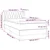 Vidaxl Box spring postelja z vzmetnico modra 100x200 cm blago