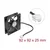 Delock 67297 aksialni ventilator 12 V DC 92 x 92 x 25 mm, črn
