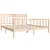 vidaXL Posteljni okvir 180x200 cm trden les