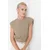 Trendyol Milla Ženska majica TWOSS20TS0021, Braon