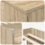Loft krevet s ormarom 3 kom. Hrast sonoma Konstruirano drvo