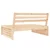 Srednja vrtna sofa 120 x 80 cm od masivne borovine