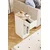 Hanah Home pomoćni sto Truva, 33 cm, hrast Sonoma / beli