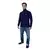 U.S. POLO ASSN. Pulover temno modra/bela