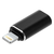 AVIZAR Adapter za polnjenje in sinhronizacijo, USB Type C Female to Apple Lightning - Black, (21123584)