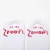 Nogavice Footshop Basic Crew Socks 3-Pack White (Red Logo) 36-38