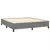 VIDAXL Posteljni okvir temno siv 160x200 cm blago