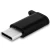 AVIZAR Adapter za polnjenje in sinhronizacijo, USB tipa C na mikro USB ženski - ČRN, (21123572)