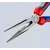 KNIPEX Klešta špic prava 200mm 26 12 200 crvena