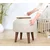 Lessentiel Maison Tabure 43x45cm, Krem