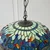Endon 112195 - Luster na lancu Tiffany DRAGONFLY 1xE27/60W/230V, prečnik 41 cm