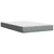Vidaxl Boxspring postelja z vzmetnico svetlo siva 120x190 cm blago