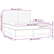 Vidaxl Box spring postelja z vzmetnico črna 180x200 cm blago