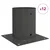Okrugli sidrište u zemlji 12 pcs Antracit 18 x 18 x 15 cm Metal