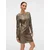 VERO MODA Obleka VMHANYA kamela/temno bež/rjava