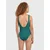 ONEILL Enodelne kopalke Holiday temno zelena/bela
