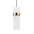 ITALUX PND-40760-3-BK-HBR - Viseći luster na sajli TARASO 3xE14/40W/230V crna/zlatna