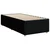 Vidaxl Box spring postelja z vzmetnico črna 100x200 cm blago