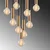 Opviq Luster Tempo-6027, 136cm 50x50cm, Zlatne boje