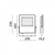 LED reflektor ULSAN LED/100W/230V 4000K IP65