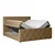 Livetastic BOXSPRING POSTELJA 180 cm  x 200 cm , les, kovina, umetna masa, tekstil bež