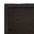 Zidna polica tamnosmeđa 80x60x(2-4) cm od obrađene hrastovine