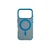 Silikonska futrola Magsafe FLURO COLOR Iphone 17 Pro PLAVA