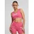 Karl Kani Top  roza / bela