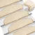 Prostirke za stepenice 10 kom 65x21x4 cm krem poluokrugle velike