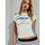 Bershka Majica  modra / svetlo modra / bela