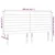LED uzglavlje plavo 200x5x118/128 cm od tkanine