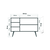 Hanah Home Komoda Mega 120x90x36cm Hrast