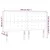 Vidaxl LED posteljno vzglavje modro 200x5x118/128 cm blago