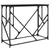 Konzolni stol crni 100 x 40 x 80 cm od konstruiranog drva